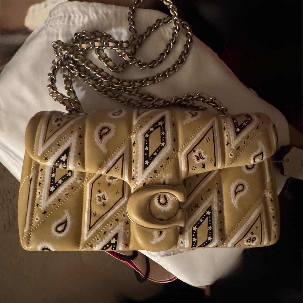 One of a Kind Coach Handpainted Quilted Tabby 20 - Picture 13 of 13